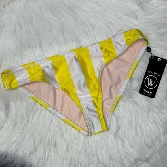 NWT Wildfox Slim Stripe Bikini Bottom size XS - Picture 3 of 9